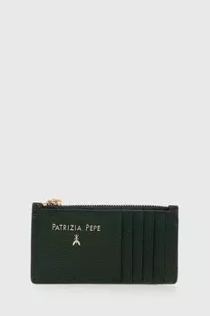 Кожаный кошелек Patrizia Pepe, зеленый