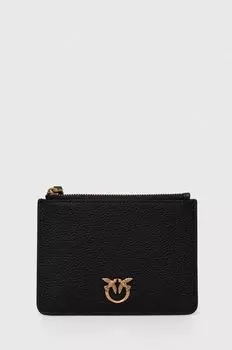 Кожаный кошелек Pinko, черный