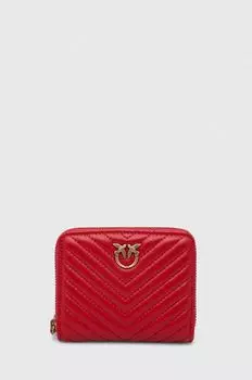 Кожаный кошелек Pinko, красный