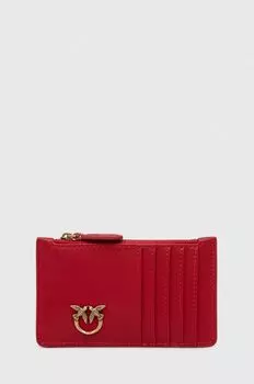Кожаный кошелек Pinko, красный