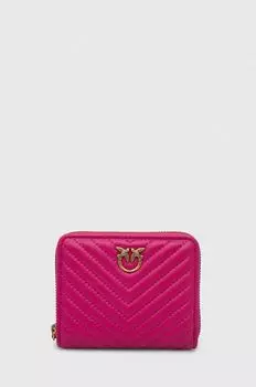Кожаный кошелек Pinko, розовый