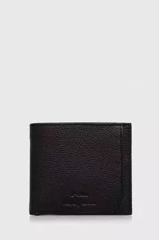 Кожаный кошелек Polo Ralph Lauren, черный