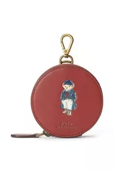 Кожаный кошелек Polo Ralph Lauren, красный