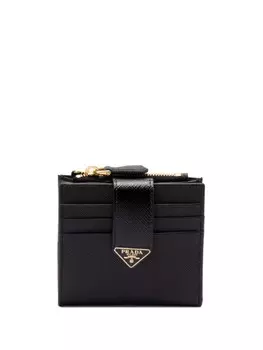 Кожаный кошелек Prada, черный