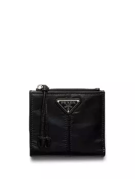 Кожаный кошелек Prada, черный