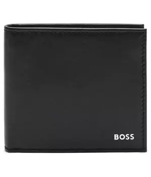 Кожаный кошелек Рэнди Boss, черный