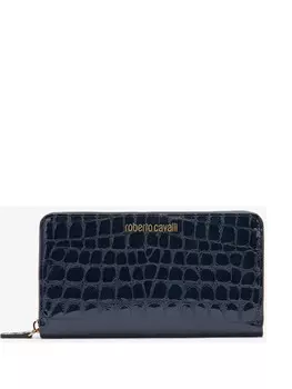 Кожаный кошелек Roberto Cavalli, синий