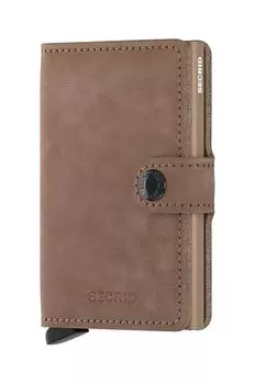 Кожаный кошелек Secrid, бежевый