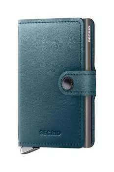 Кожаный кошелек Secrid, бирюзовый