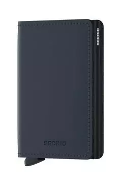 Кожаный кошелек Secrid, темно-синий