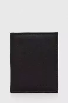 Кожаный кошелек Sisley, черный