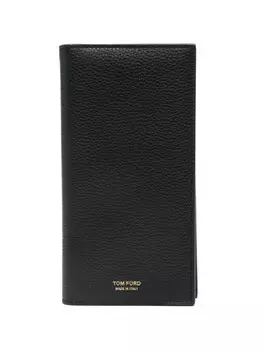 Кожаный кошелек TOM FORD, черный