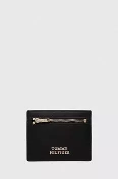 Кожаный кошелек Tommy Hilfiger, черный