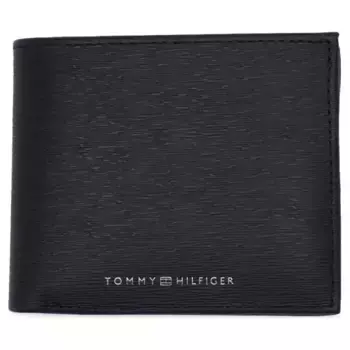 Кожаный кошелек Tommy Hilfiger, черный
