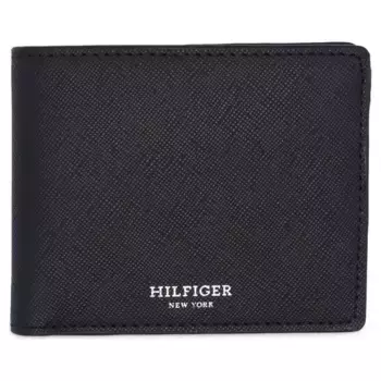 Кожаный кошелек Tommy Hilfiger, черный