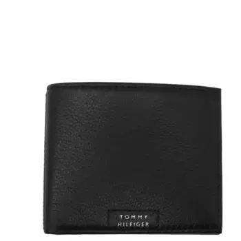 Кожаный кошелек Tommy Hilfiger, черный