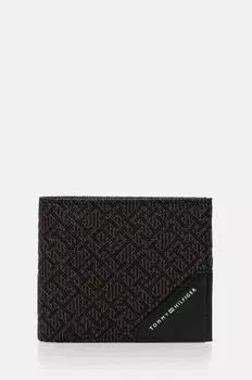 Кожаный кошелек Tommy Hilfiger, черный