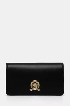 Кожаный кошелек Tommy Hilfiger, черный
