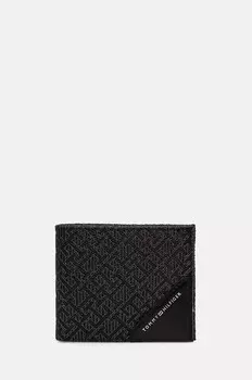 Кожаный кошелек Tommy Hilfiger, черный