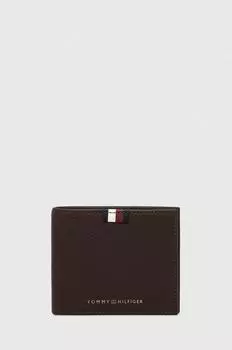 Кожаный кошелек Tommy Hilfiger, коричневый