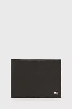 Кожаный кошелек Tommy Hilfiger, коричневый