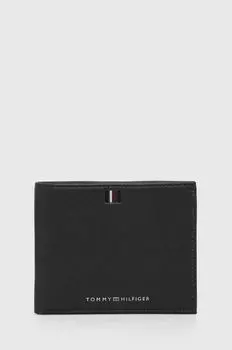 Кожаный кошелек Tommy Hilfiger, серый