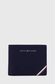 Кожаный кошелек Tommy Hilfiger, темно-синий