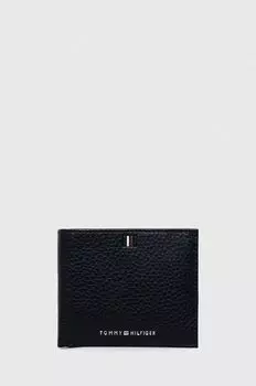 Кожаный кошелек Tommy Hilfiger, темно-синий