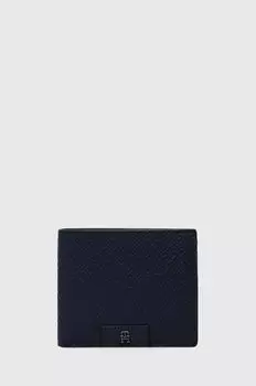 Кожаный кошелек Tommy Hilfiger, темно-синий