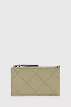 Кожаный кошелек Tory Burch, зеленый