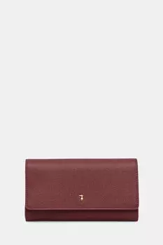 Кожаный кошелек Trussardi, бордовый
