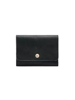 Кожаный кошелек Vacchetta Carry-All Il Bisonte, черный