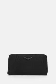 Кожаный кошелек Zadig&Voltaire, черный