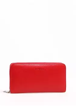 Кожаный красный женский портфель Fabrika