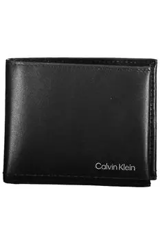 Кожаный мужской кошелек Calvin Klein, черный