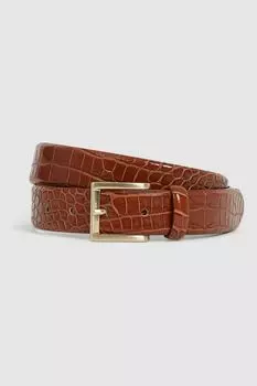 Кожаный ремень Albany Reiss, коричневый