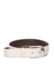 Кожаный ремень BOSS Belt Anna, белый