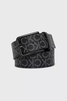 Кожаный ремень Calvin Klein, черный