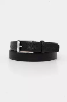 Кожаный ремень Calvin Klein, черный