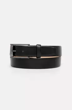 Кожаный ремень Calvin Klein, черный