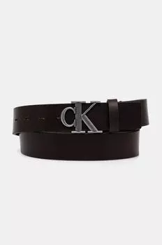 Кожаный ремень Calvin Klein Jeans, коричневый