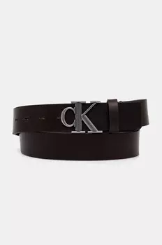 Кожаный ремень Calvin Klein Jeans, коричневый