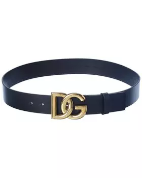Кожаный ремень Dolce & Gabbana, черный