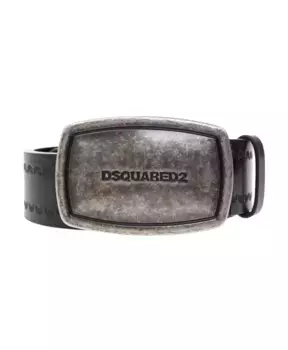Кожаный ремень Dsquared2, черный