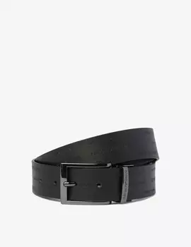 Кожаный ремень Emporio Armani, черный