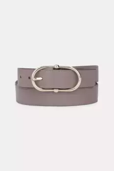 Кожаный ремень Furla, серый