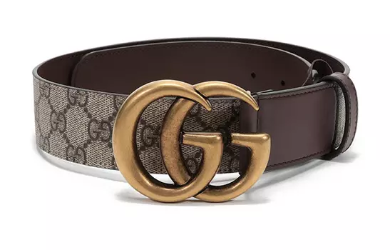 Ремень унисекс Gucci, коричневый