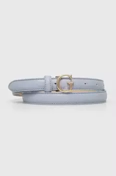 Кожаный ремень Guess, синий