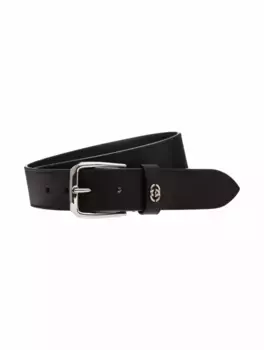 Кожаный ремень Interlocking G Gucci, черный