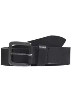 Кожаный ремень Jack & Jones, черный